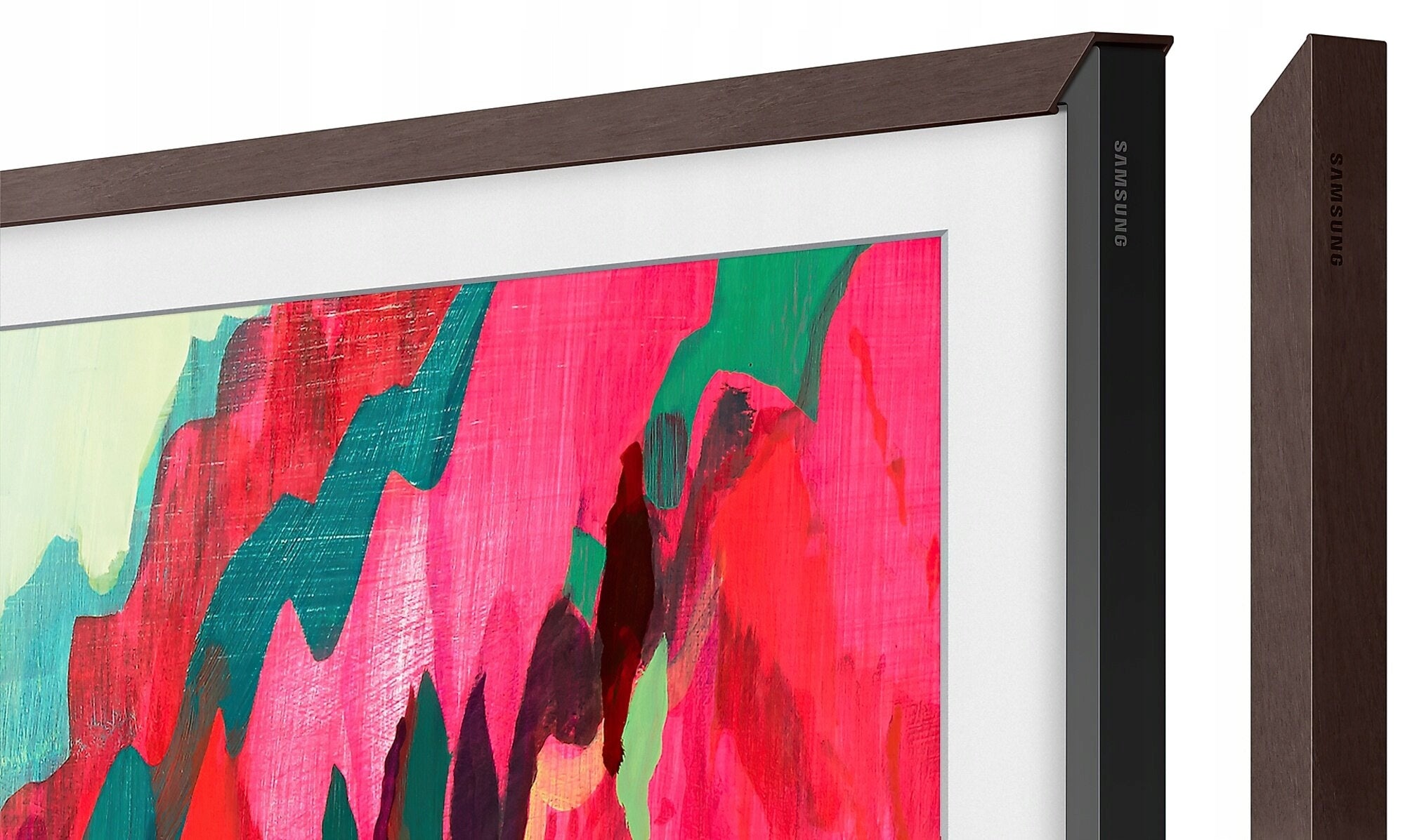 Frame SAMSUNG VG-SCFF85BWBXC The Frame 85 inches Dark Wood Model VG-SCFF85BWBXC
