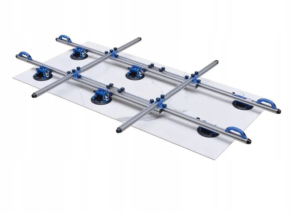 Frame for mounting large format sinter plates frame suction cup carrier