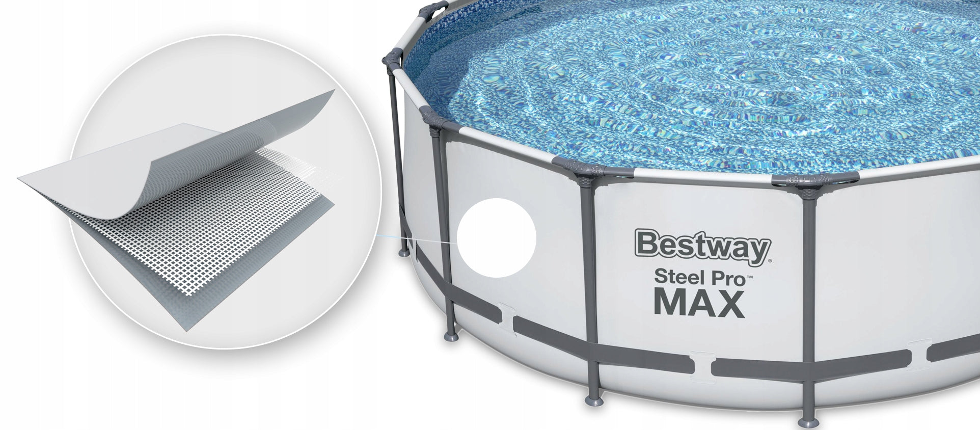 Frame pool Bestway 5618W 396x122cm without Accessories Brand Bestway