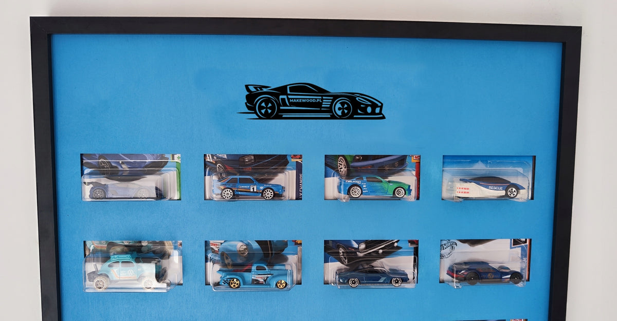 Frame shelf for model cars collectible HW 1:64 - frame for 28 models Packaging status original