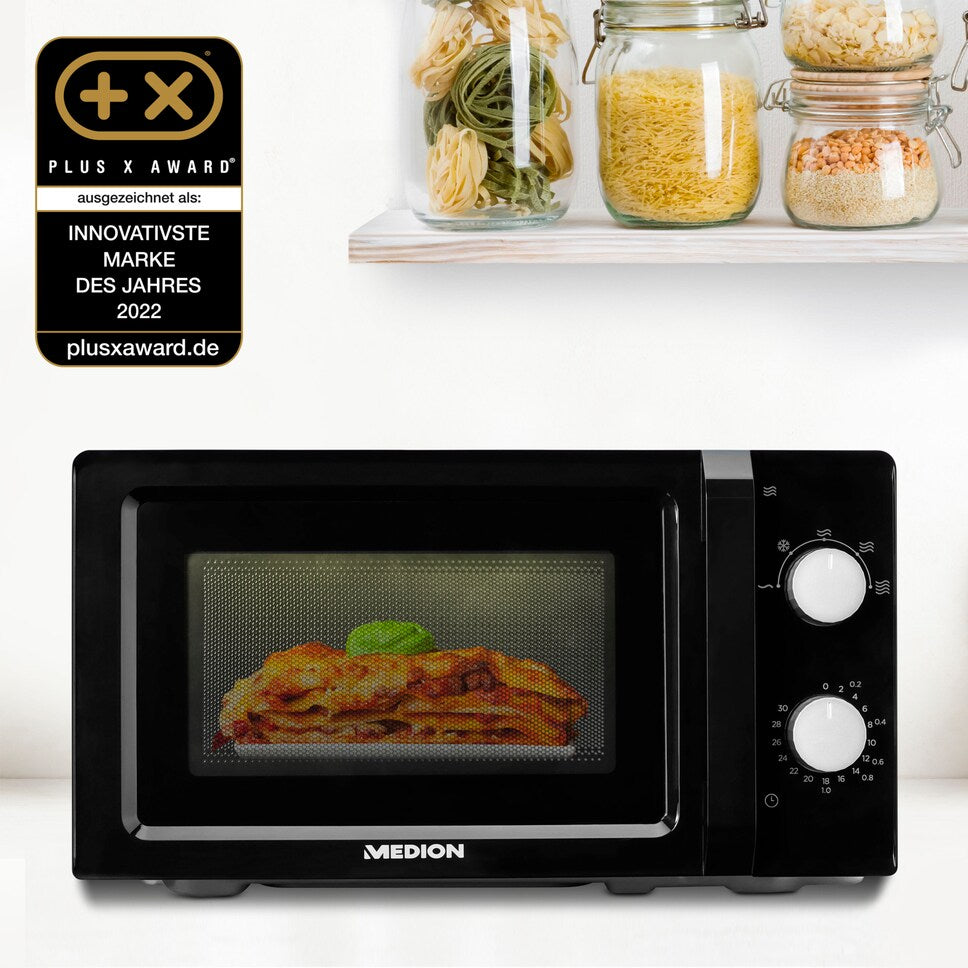 Freestanding Microwave Oven Medion, 700W, Black, Compact, Lightweight Manufacturer code MD11475