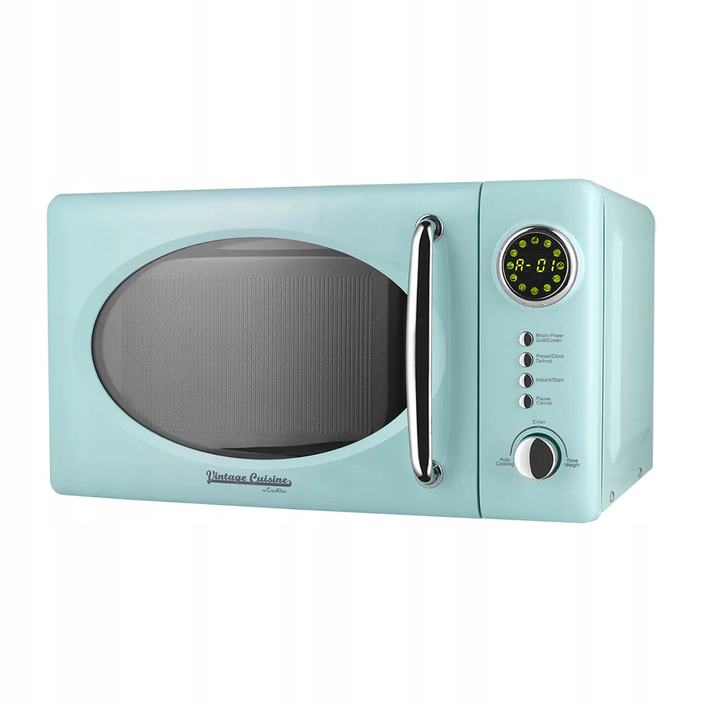 Freestanding Microwave Oven RETRO 700W Mint Vintage Cuisine
