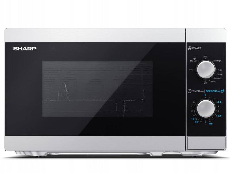 Freestanding microwave oven Sharp 800W grill 1000W 20L