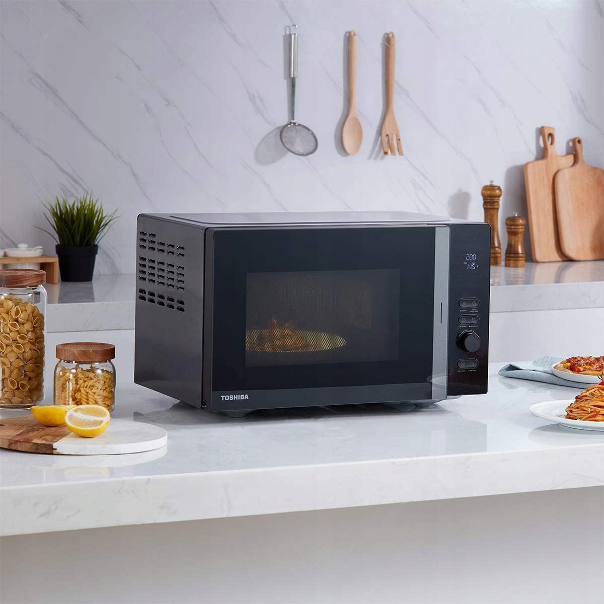 Freestanding microwave oven Toshiba MV-AM20TBK black rk132 Manufacturer code MV-AM20TBK