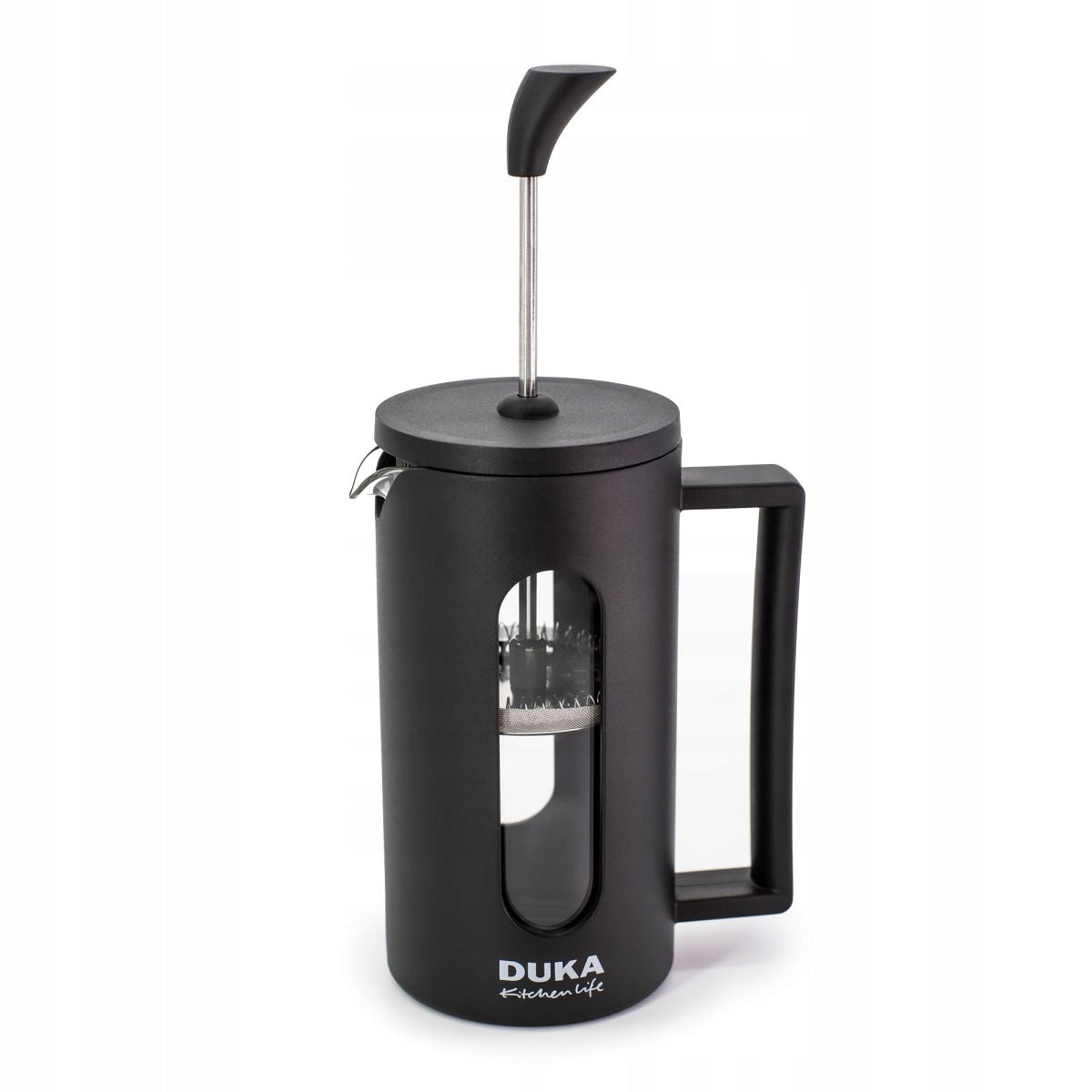 French Press For Coffee 350 Ml Black Stylish Glass KNOBB DUKA Packaging status original