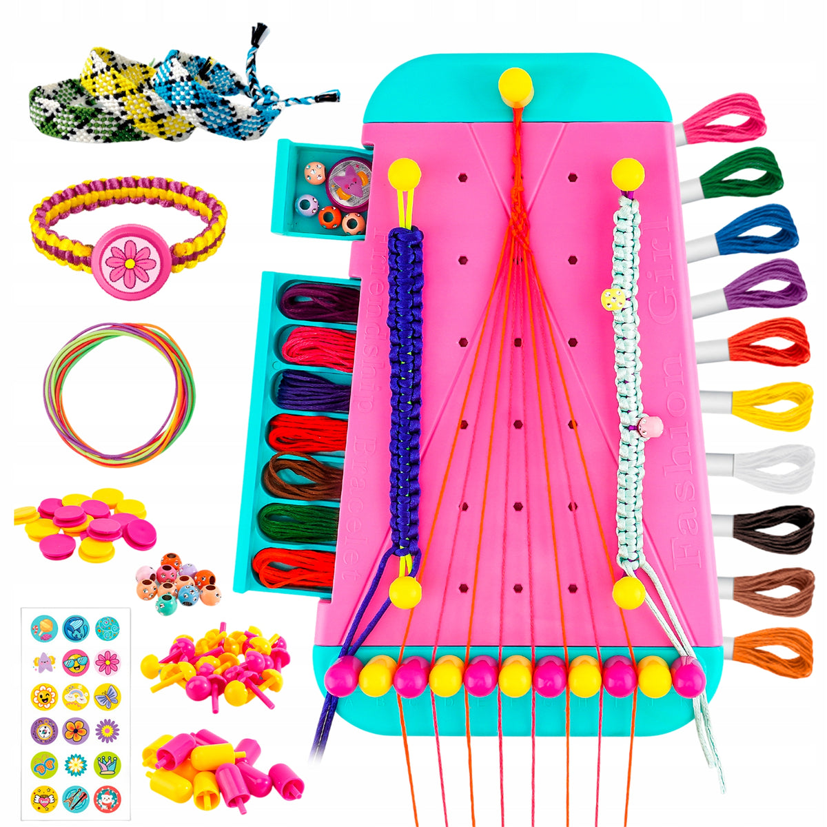 Friendship Bracelet Making Kit for Kids – DIY Creative Set for Girls