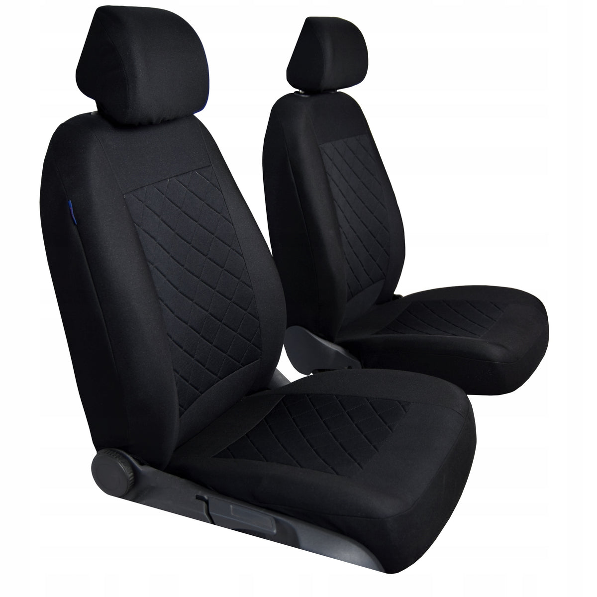 Front Seat Covers - CHRYSLER - Black Quilted Grating Type cover