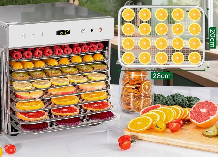 Fruit Vegetable FOOD DRYER 400W 30-90 DEGREE TIMER STAINLESS STEEL Manufacturer code 6914376589769