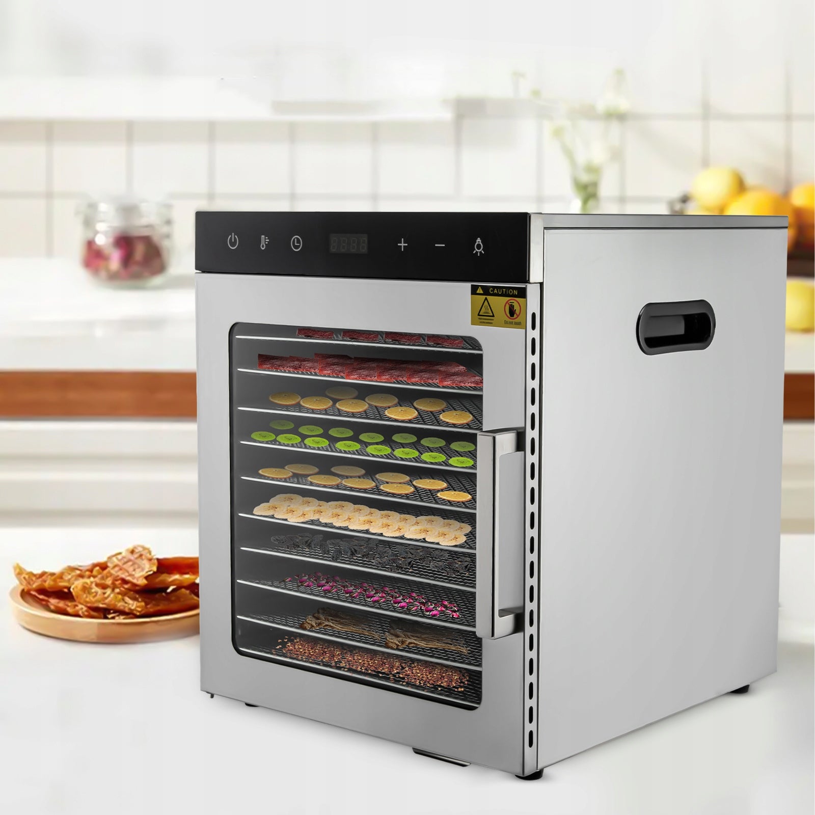 Fruit Vegetable Mushroom Dryer with Temperature Control and Timier 0.5-24h Manufacturer code 742058620419