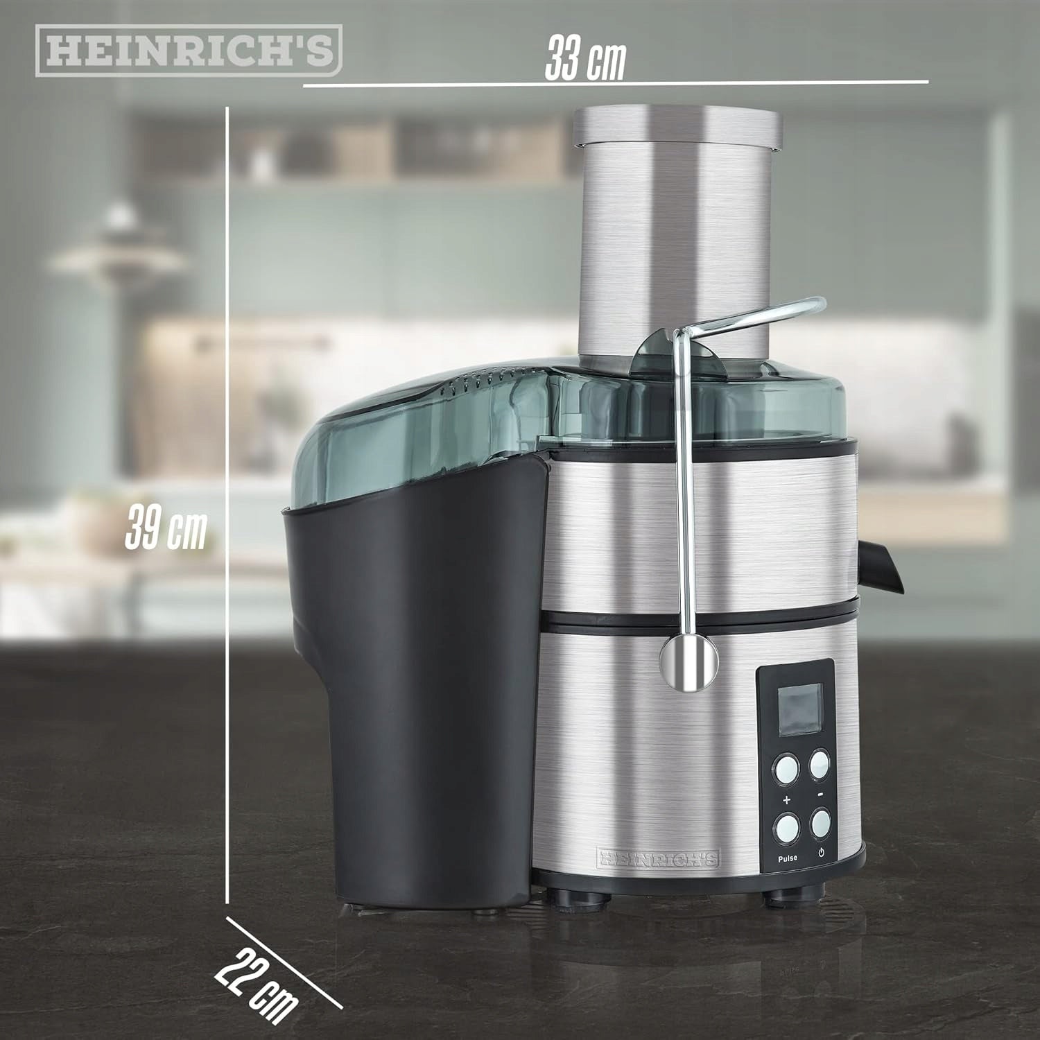 Fruit and Vegetable Juicer 800W LARGE JUICE MAKER STRONG 1,1L Manufacturer code 660526