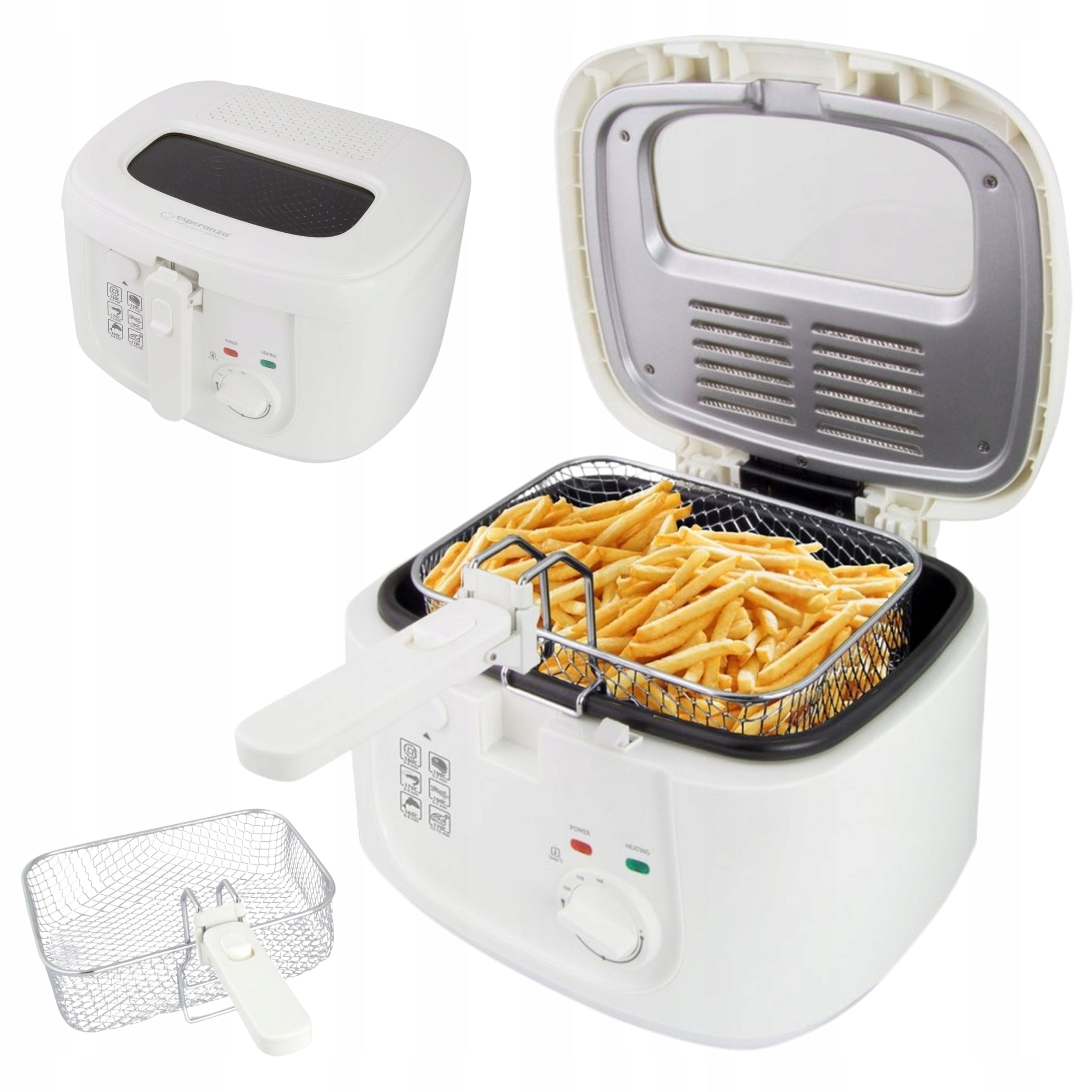 Fryer Esperanza SPRING ROLL ECG012 traditional strong 1800W 2,5l oils