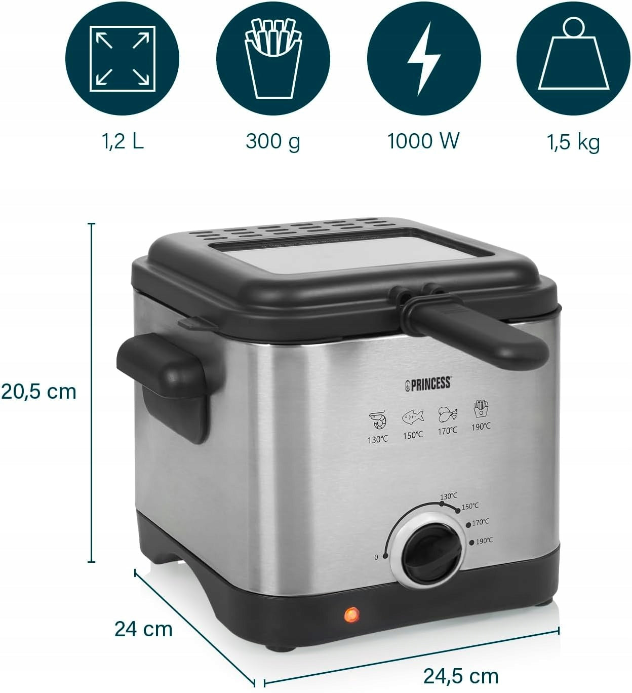 Fryer Princess 1000 W 1,5 L Brand Princess