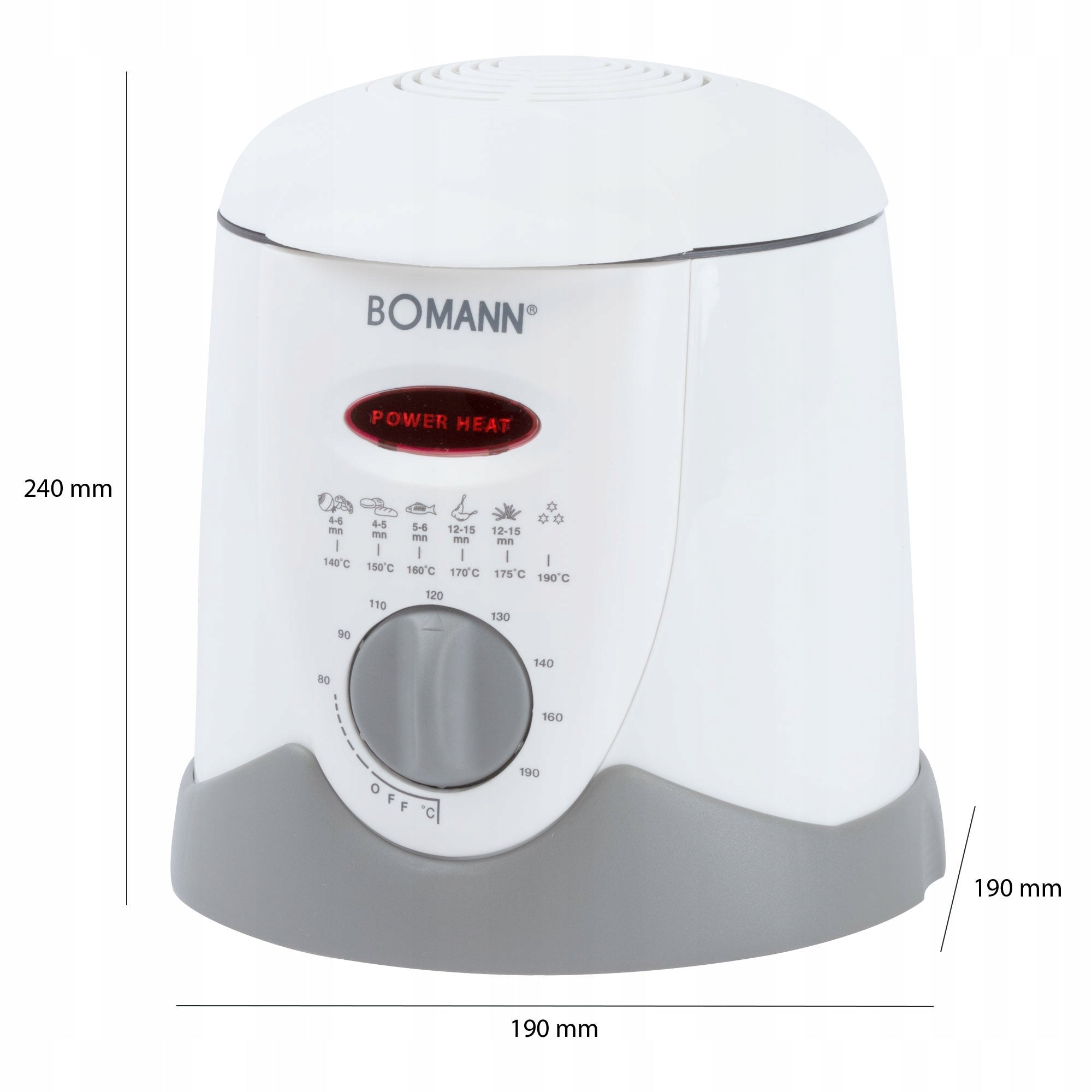 Fryer, fondue 2in1 Bomann FFR 1290 CB Packaging status original