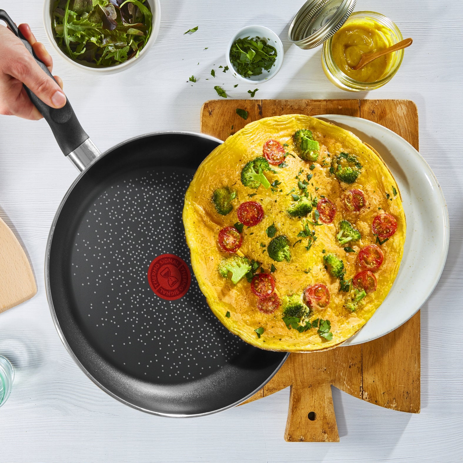 Frying pan set Tefal Only Cook 20/24/28 cm GAS Manufacturer code B9289402