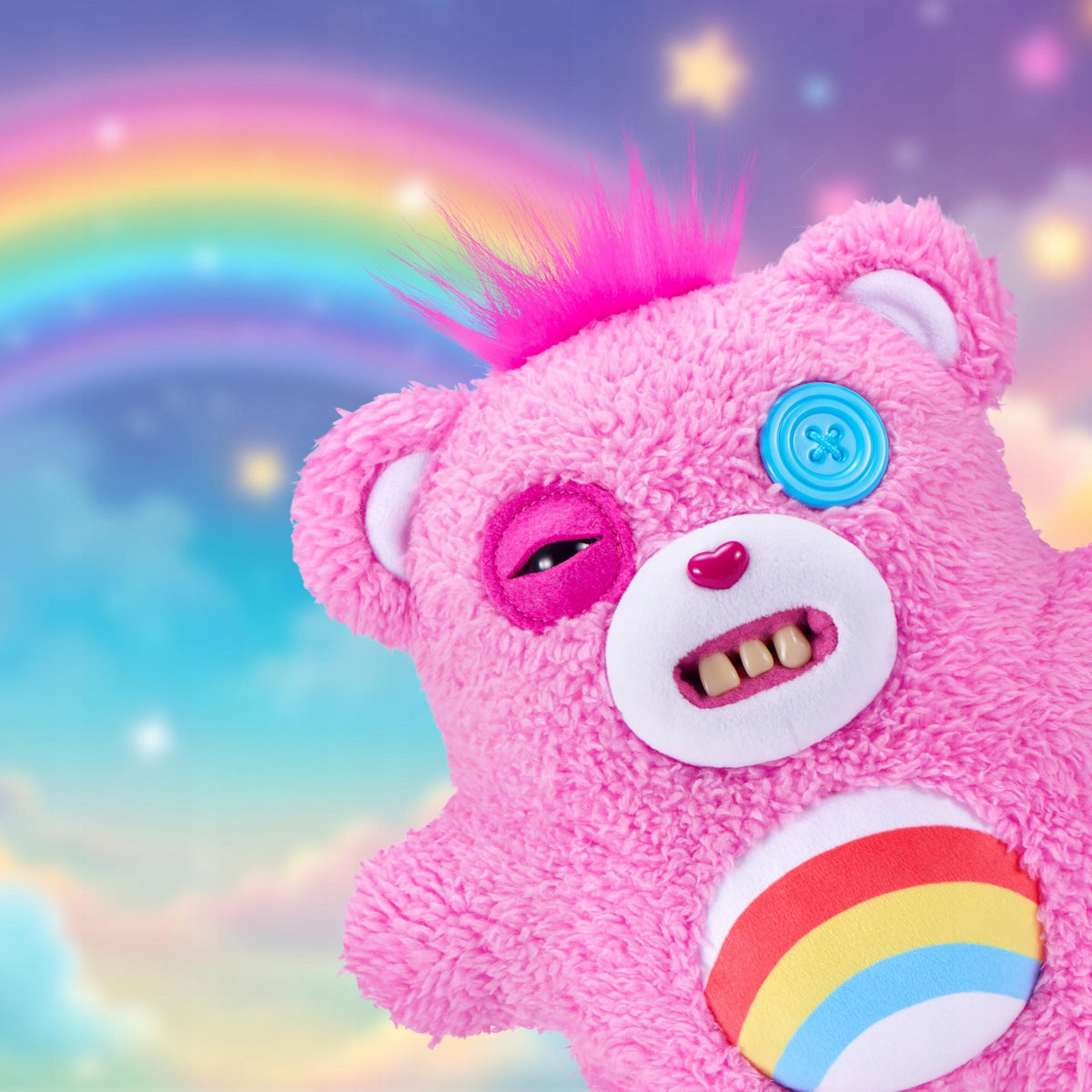 Fuggler Care Bears Cheer Bear Caring Bears Plush 22 cm ZURU Manufacturer code Fuggler