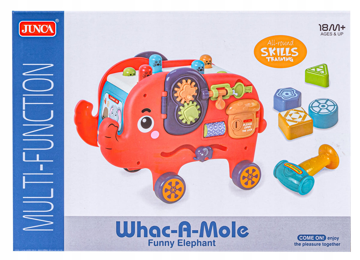 Fun Elephant with Driving Function Sorter Sprockets Labyrinth Moving Elements Brand DK