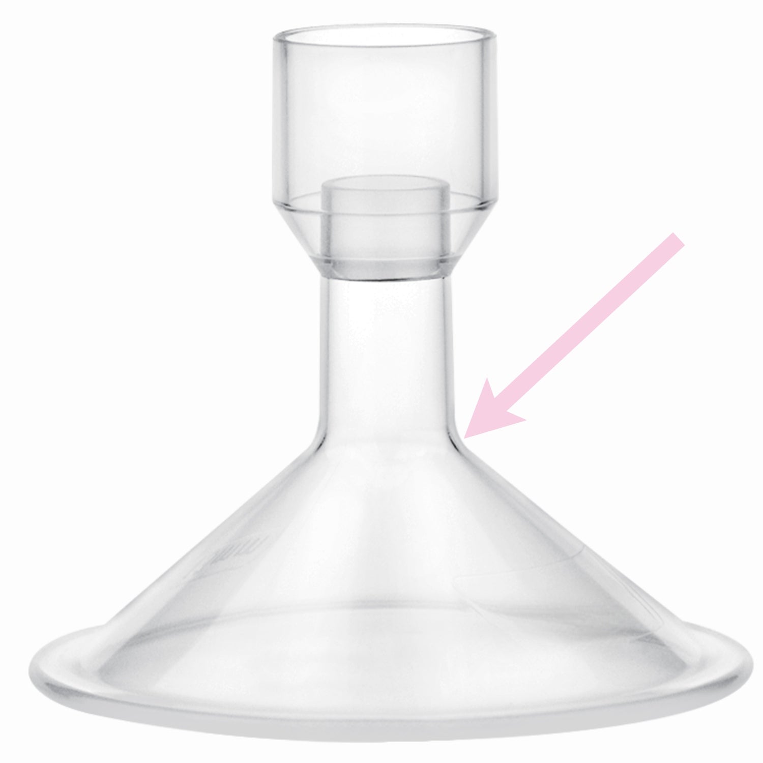 Funnel for breast pump bowl 15 mm Medical device yes