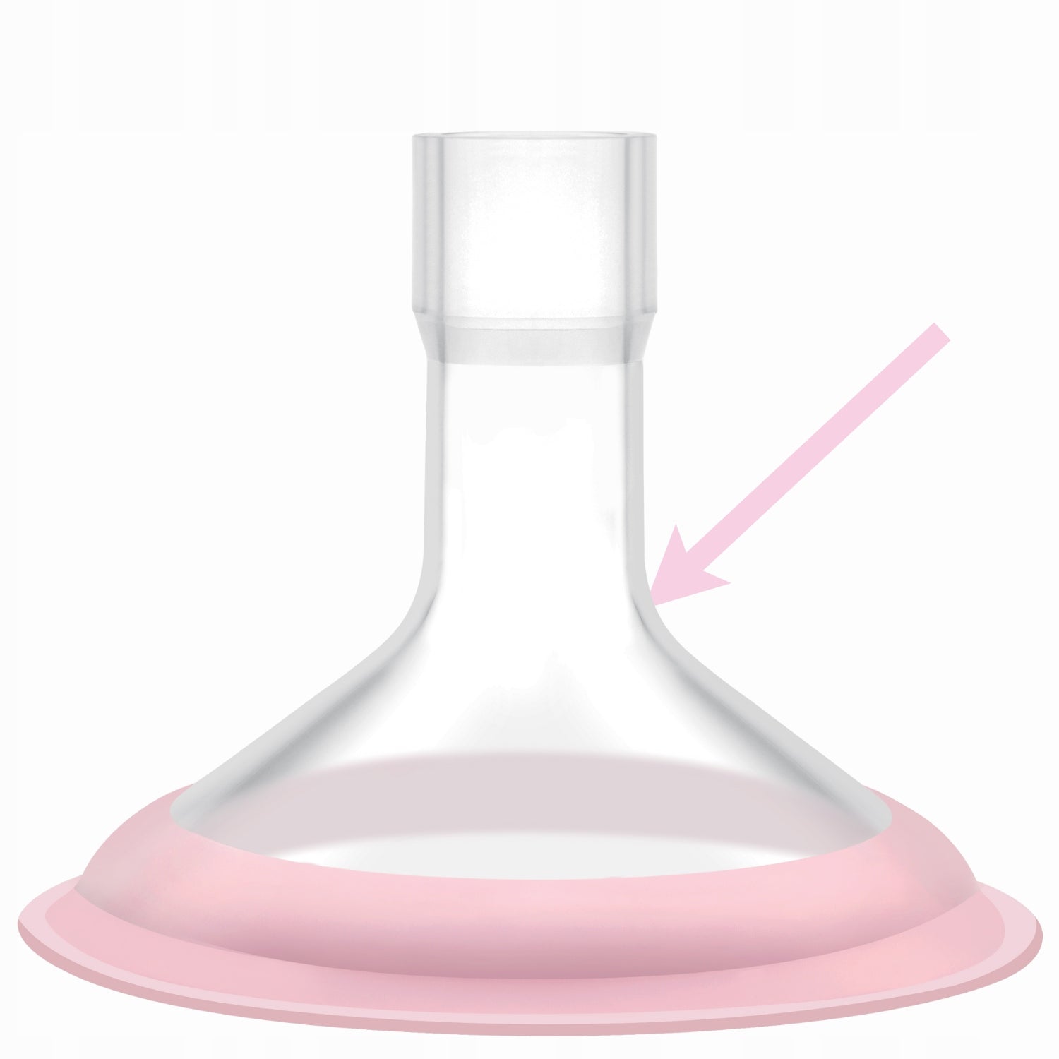 Funnel for breast pump wide angle 16 mm Medical device yes