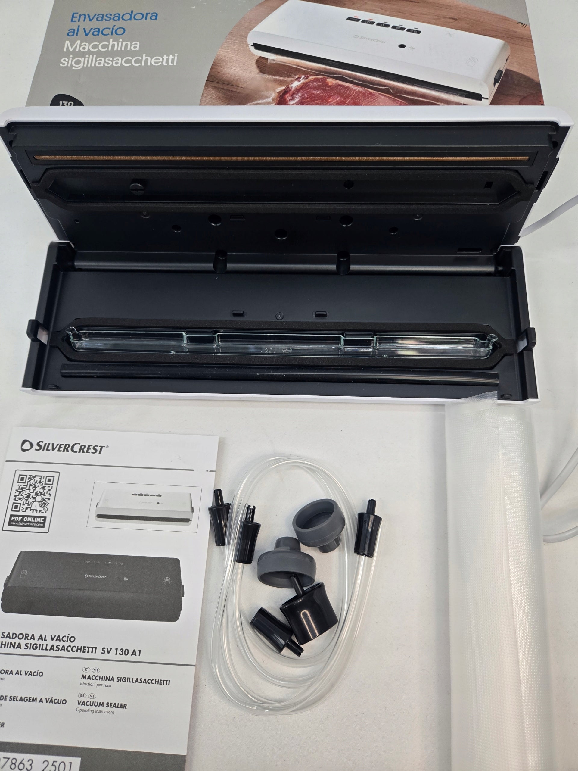 G448 SILVERCREST SV130 A1 VACUUM SEALER WHITE 130W Dominant color white