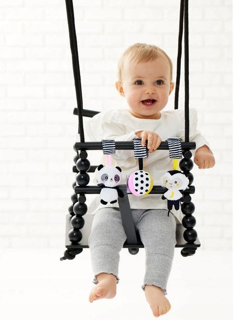 GAGAGU PLUSH HEADBAND PENDANTS 3 pcs panda, ball, monkey for baby +0 Packaging status original