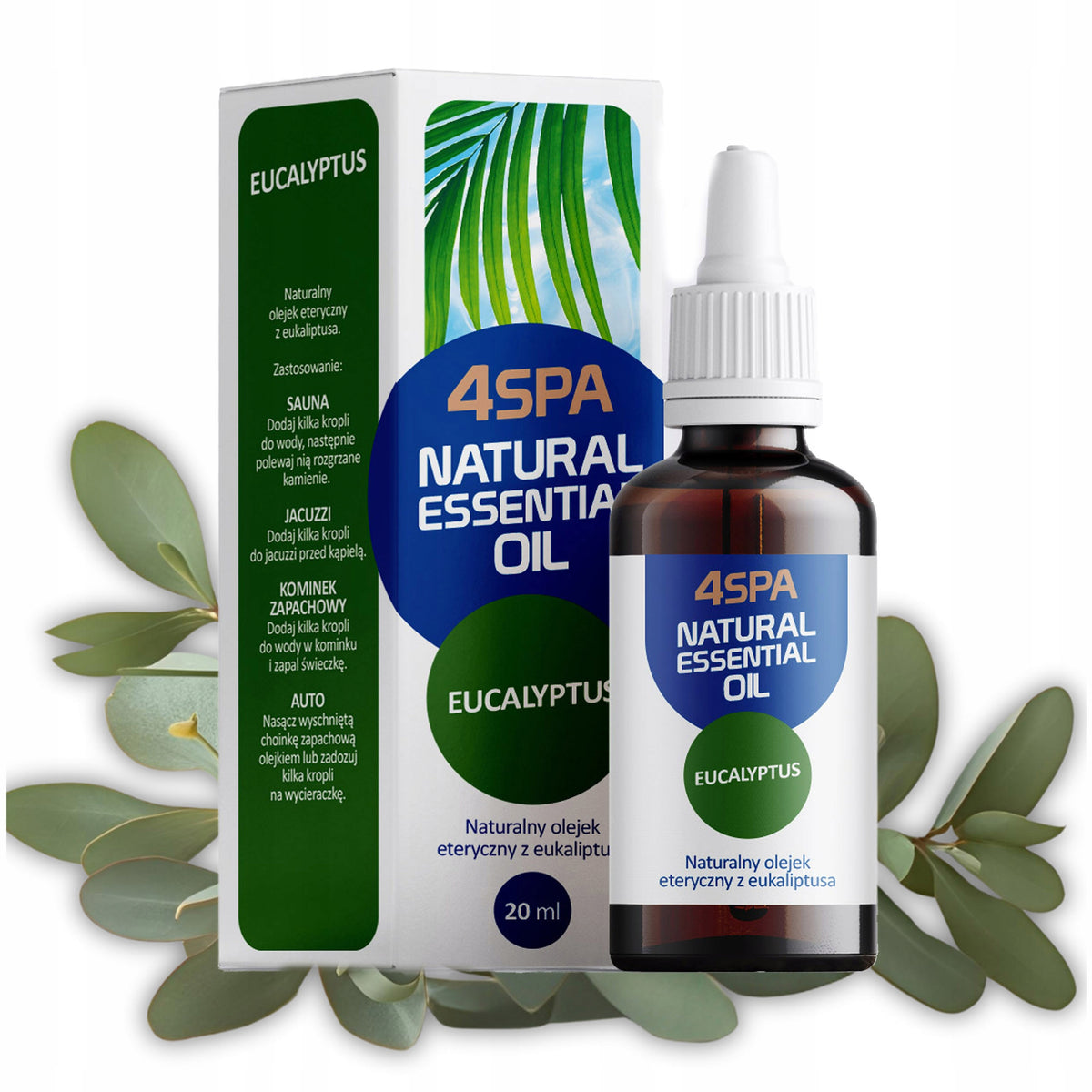 GAMIX 4SPA FRAGRANCE ESSENTIAL OIL FOR SAUNAS AND JACUZZIS – EUCALYPTUS 20 ML