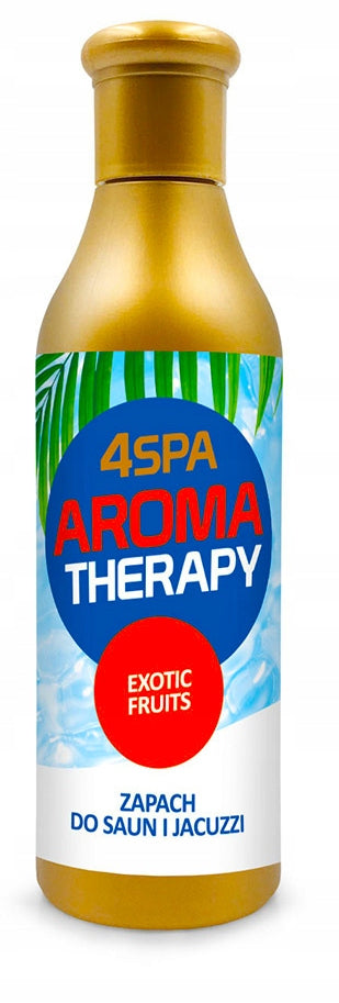 GAMIX 4SPA FRAGRANCE FOR SAUNA JACUZZI EXOTIC FRUITS 250 ML + GLOVES Brand 4spa