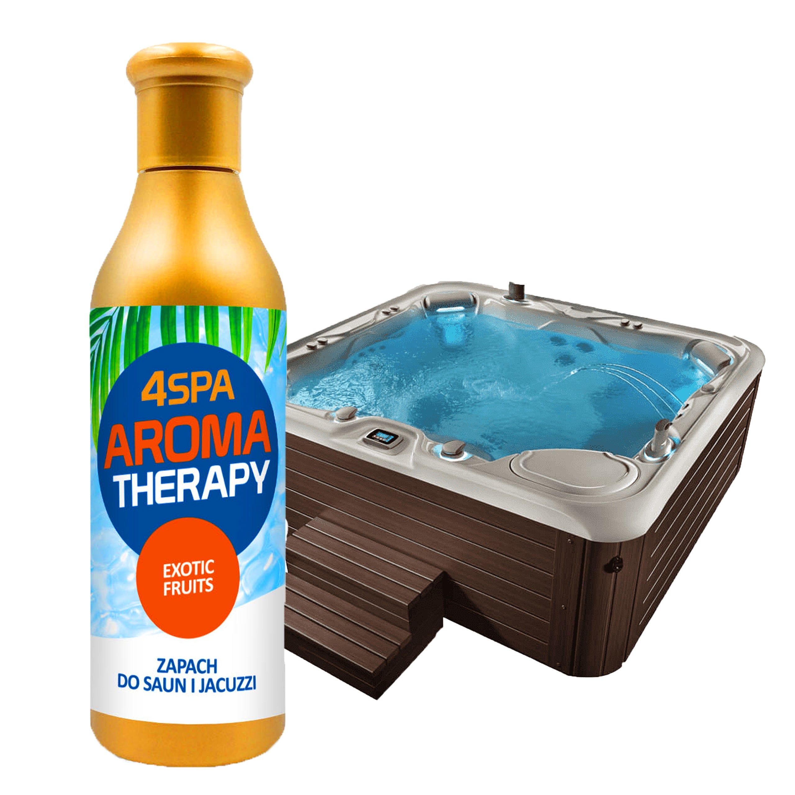 GAMIX 4SPA FRAGRANCE FOR SAUNA JACUZZI EXOTIC FRUITS 250 ML + GLOVES Manufacturer code 5903462008308