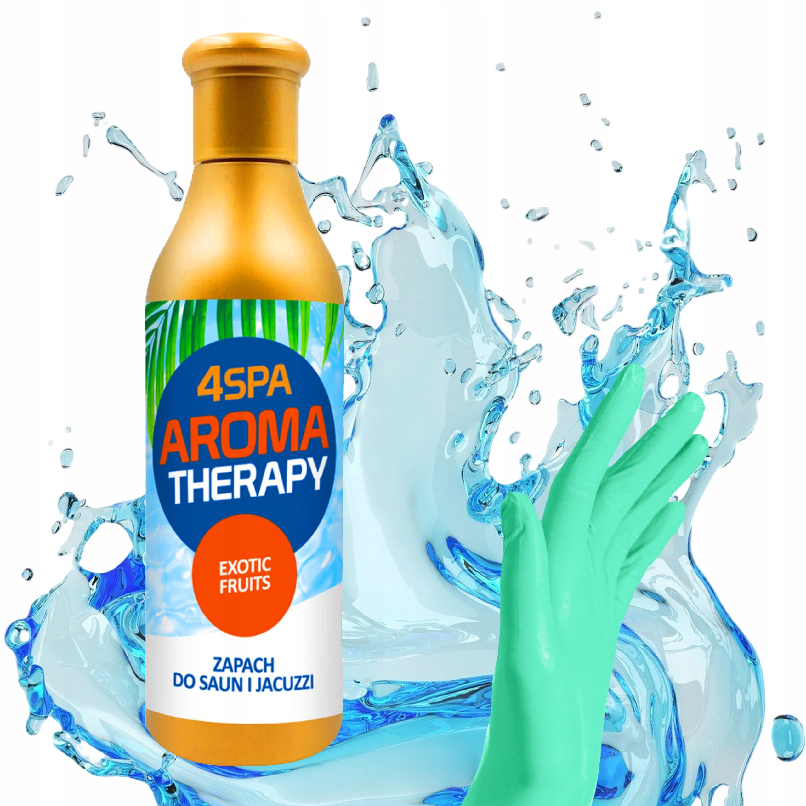 GAMIX 4SPA FRAGRANCE FOR SAUNA JACUZZI EXOTIC FRUITS 250 ML + GLOVES