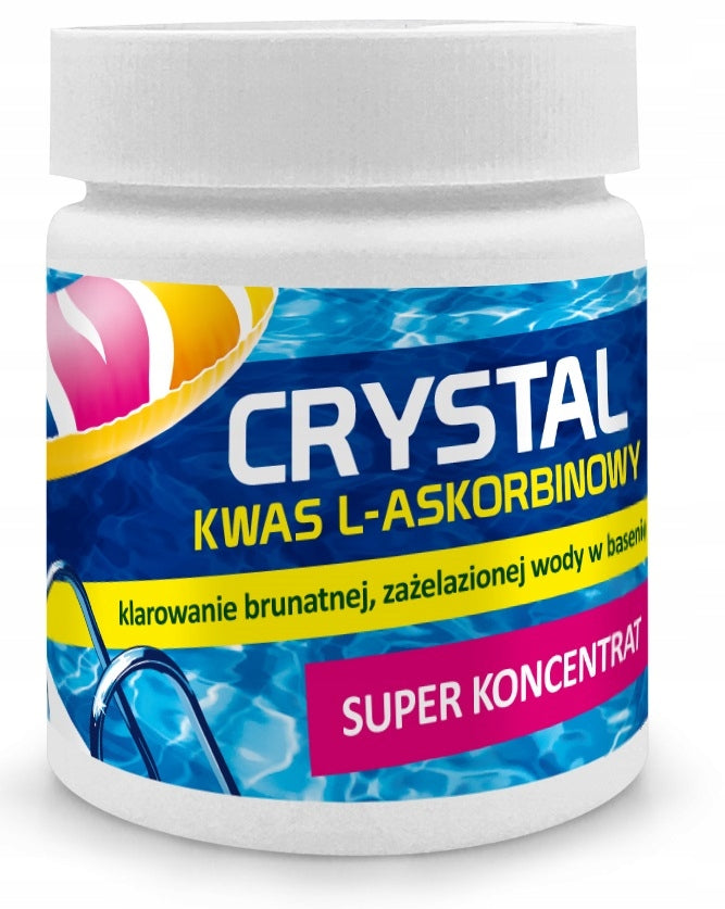 GAMIX CRYSTAL L-ASCORBIC ACID VITAMIN C FOR SWIMMING POOL REMOVES BROWN WATER
