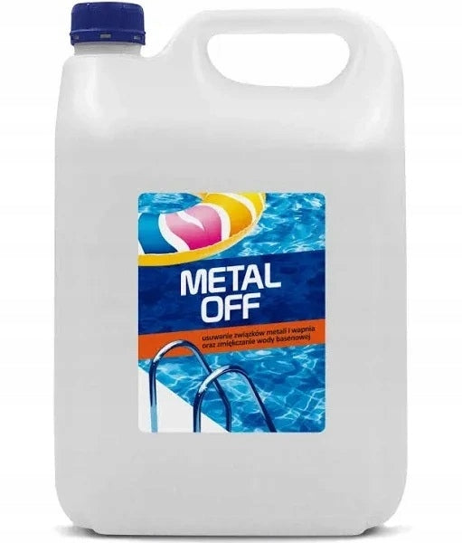 GAMIX METAL OFF FOR POOL CHEMICAL WATER SOFTENER REMOVES IRON, CALCIUM 4 LITERS Packaging status original