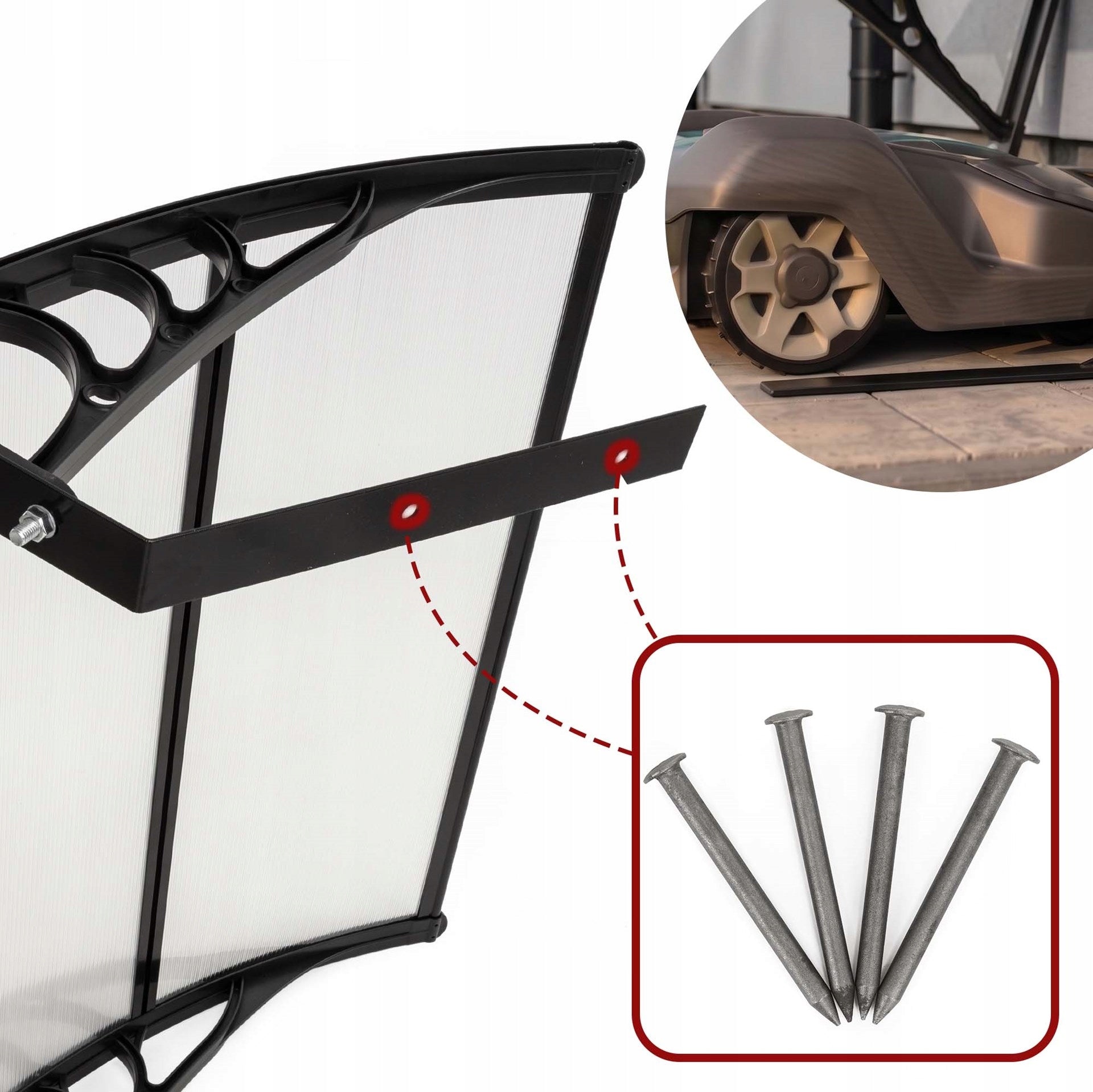 GARAGE CANOPY FOR ROBOT MOWER AUTOMATIC COVER CANOPY Customs tariff code 84339000