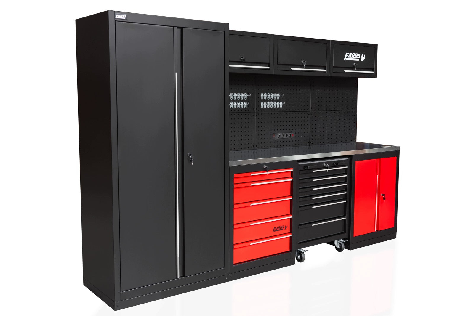 GARAGE WORKSHOP FURNITURE TOOL CART LARGE WORKSHOP CABINET FARYS Packaging status original
