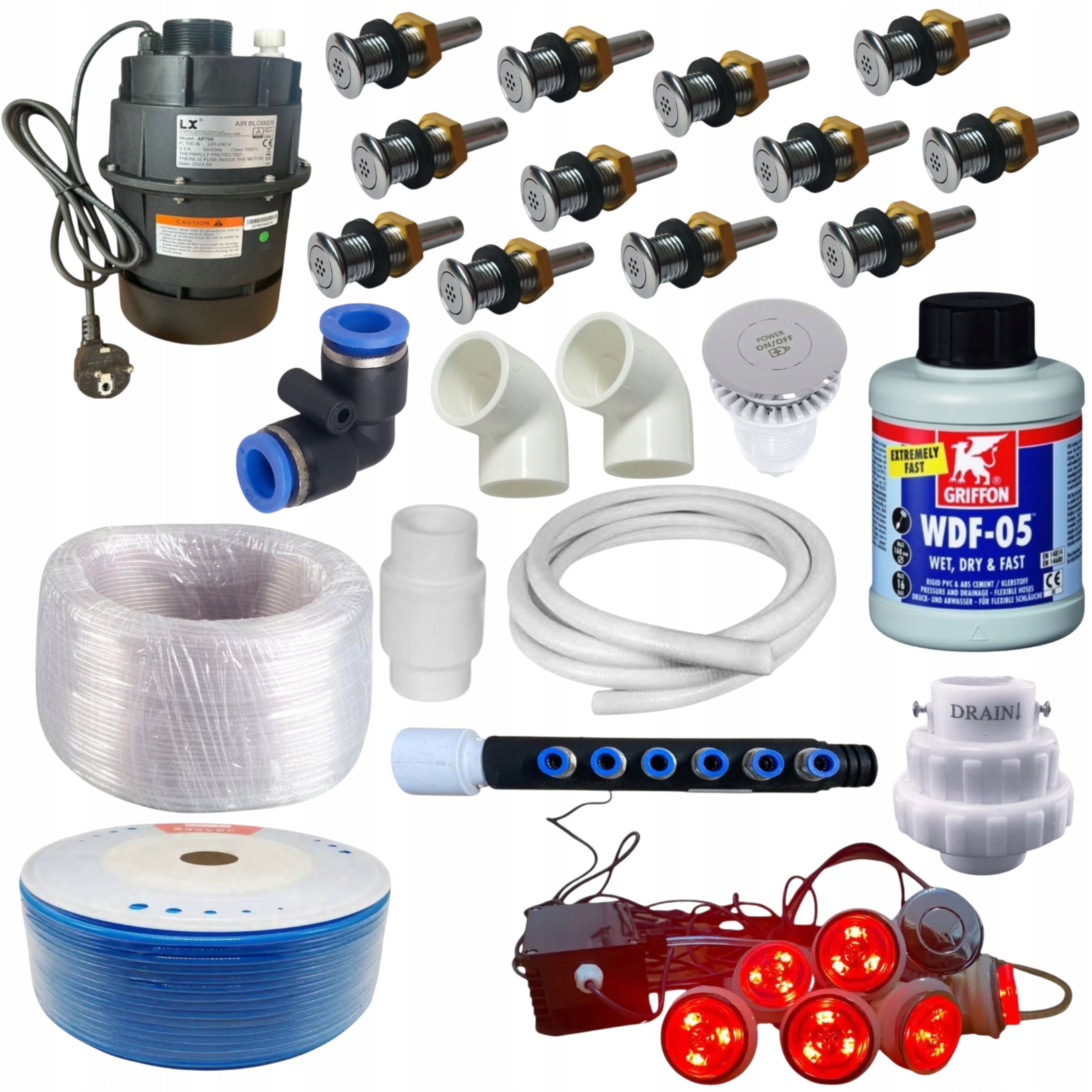 GARDEN BALL ASSEMBLY KIT PREMIUM Jacuzzi SPA Gel Refill Manufacturer code piec gazowy balia jacuzii aeromasaż