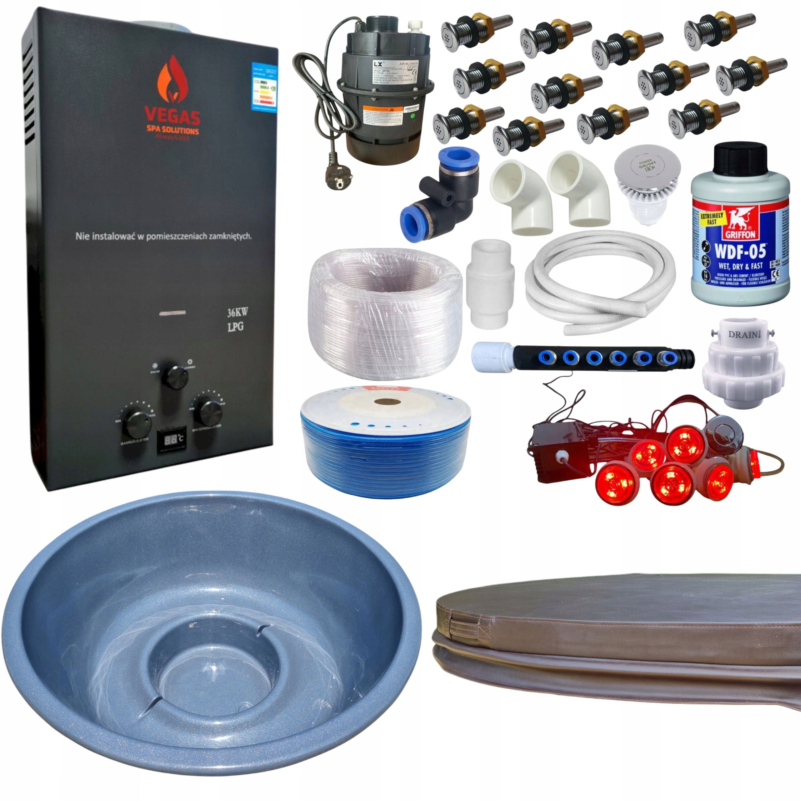GARDEN BALL ASSEMBLY KIT PREMIUM Jacuzzi SPA Gel Refill