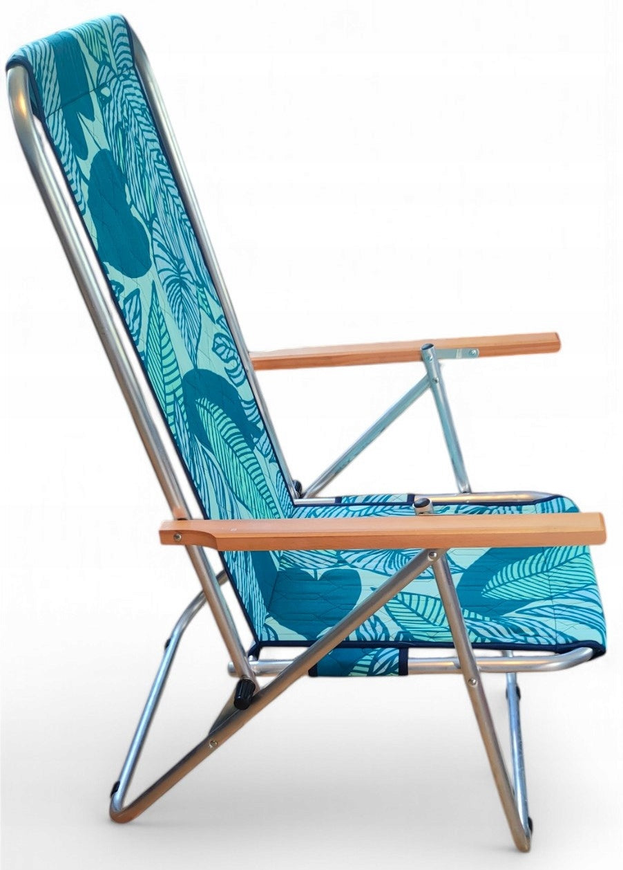 GARDEN BEACH CHAIR FOLDING LIGHTWEIGHT ALUMINUM Brand no brand
