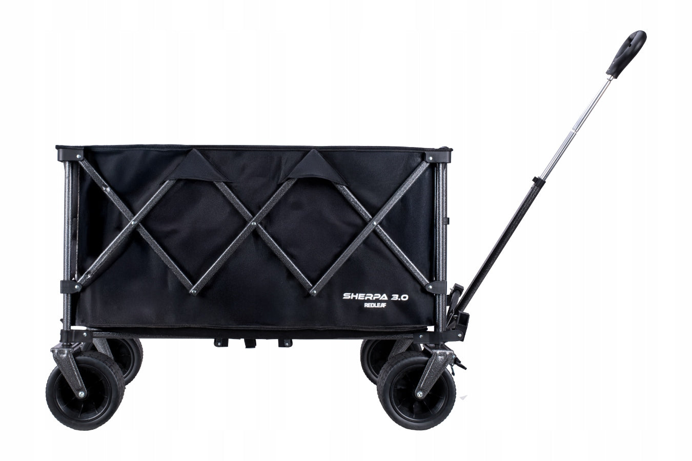 GARDEN BEACH HIKING CART FOLDING OFF-ROAD WHEELS 200L 150KG Capacity 200 l