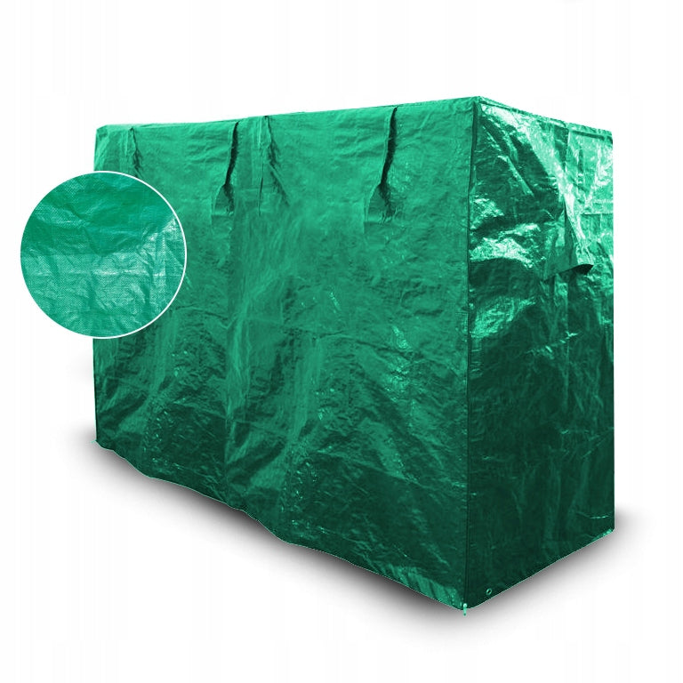 GARDEN COVER TARPAULIN COVER SWING FURNITURE WATERPROOF PE GREEN Packaging status original
