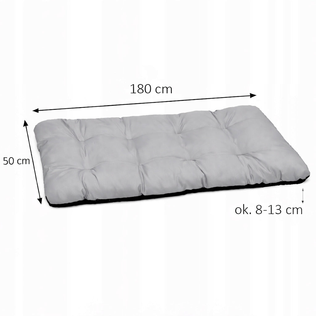 GARDEN Cushion for Bench Swing Outdoor Furniture Soft Thick 180x50 STEEL Packaging status original