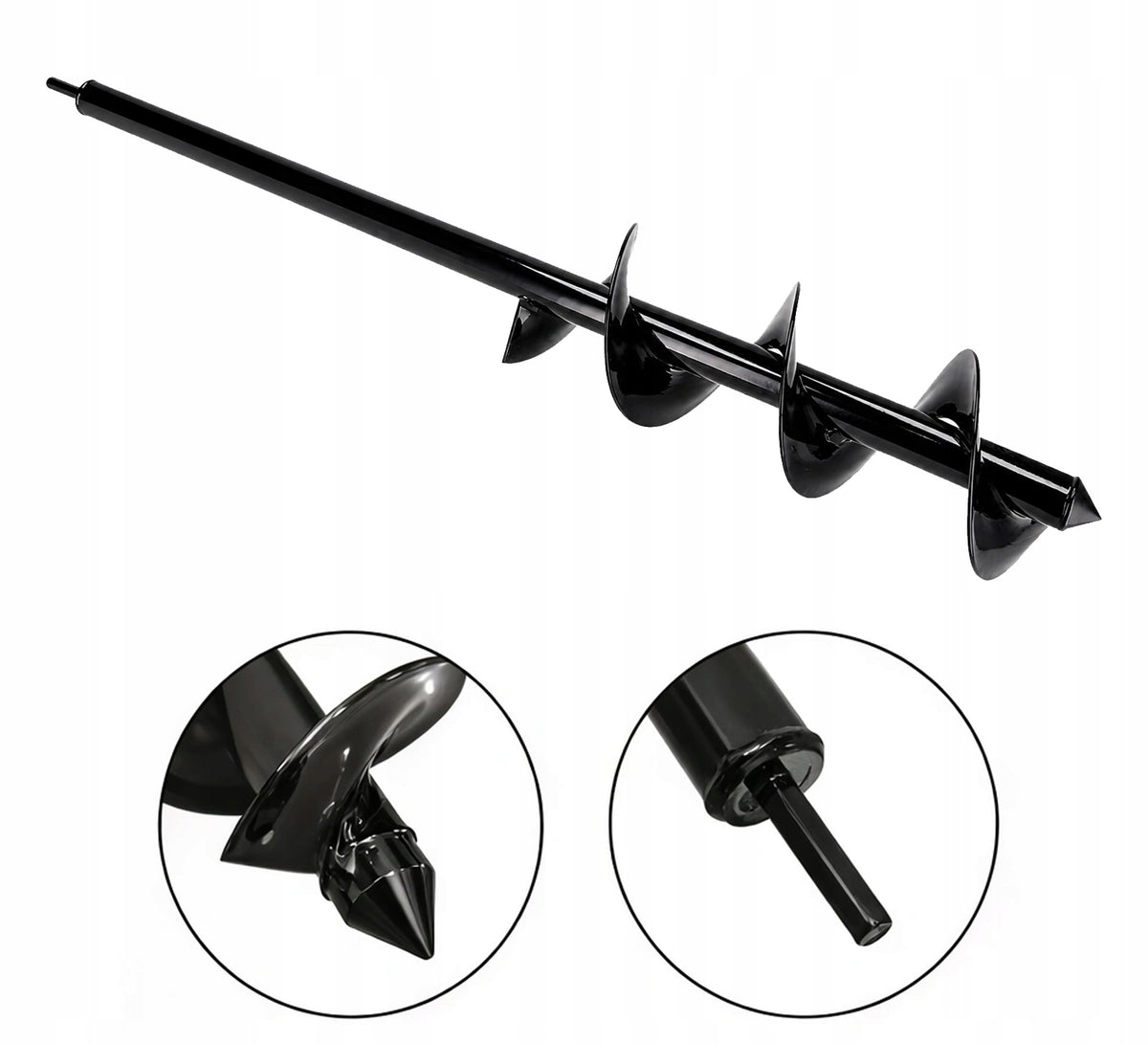 GARDEN DRILL SOIL DRILLING RIG PLANTING GROUND DRILL BIT FOR DRILL 10x80