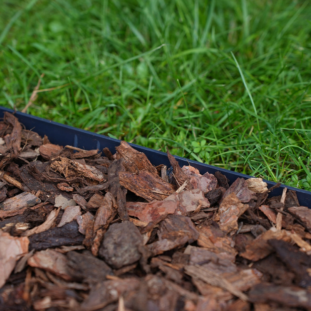GARDEN EDGING 10m black 7,8cm lawn border plastic + anchors 40pcs Product weight with unit packaging 5 kg