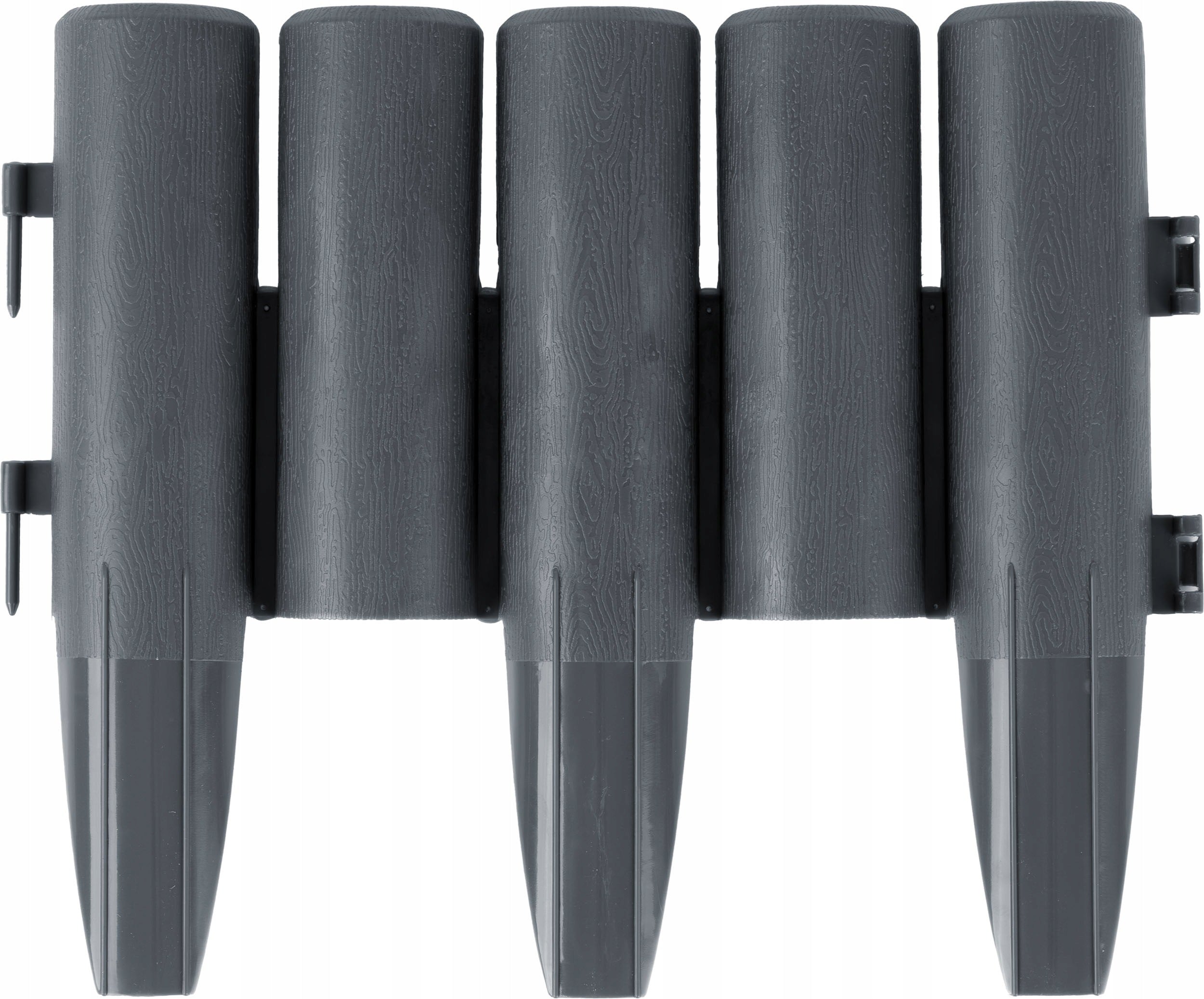 GARDEN EDGING LAWN PALISADE GARDEN FENCE BORDER GREY 220cm Packaging status original