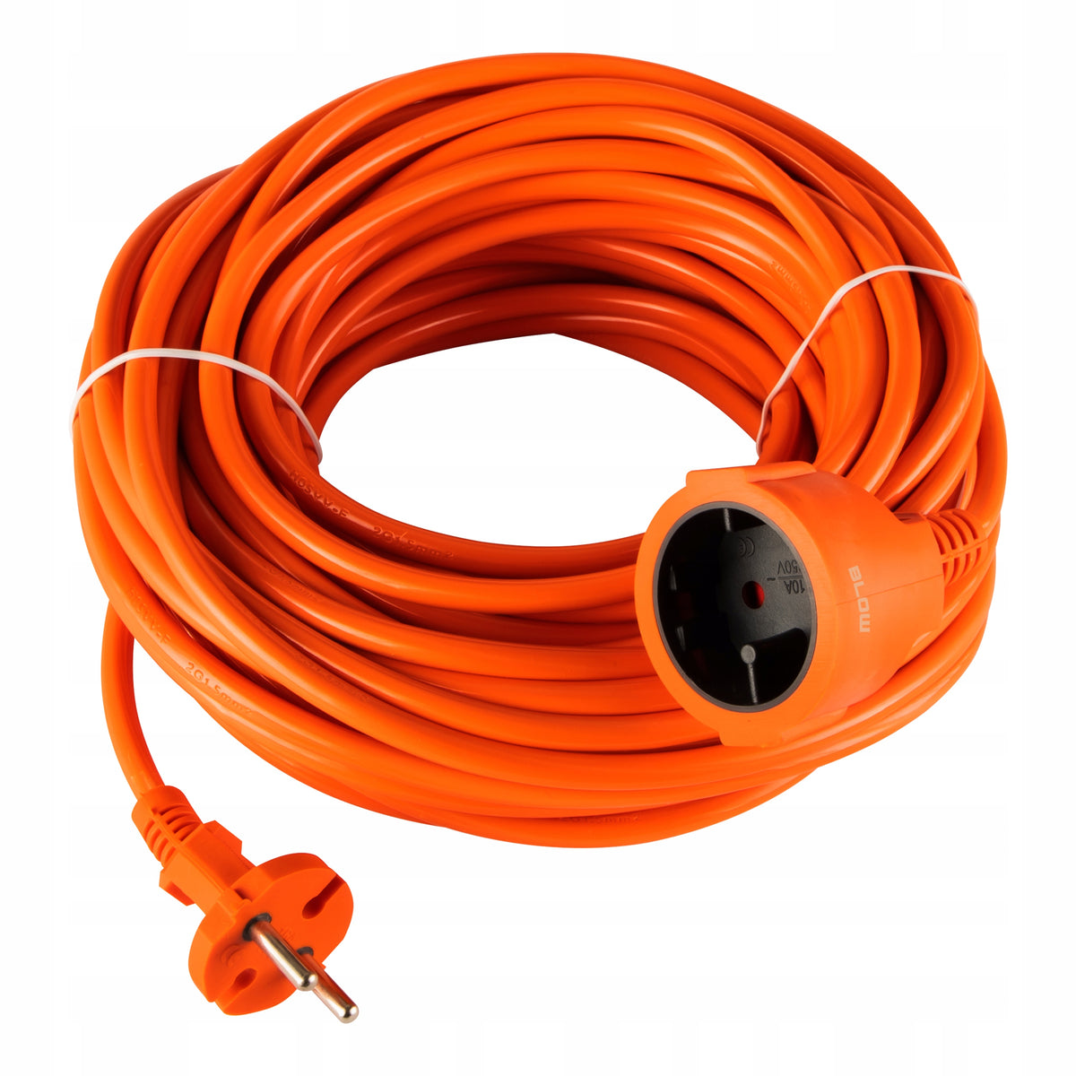 GARDEN EXTENSION CORD FOR MOWER BUILDING TRIMMER STRONG 2x1,5mm 50m