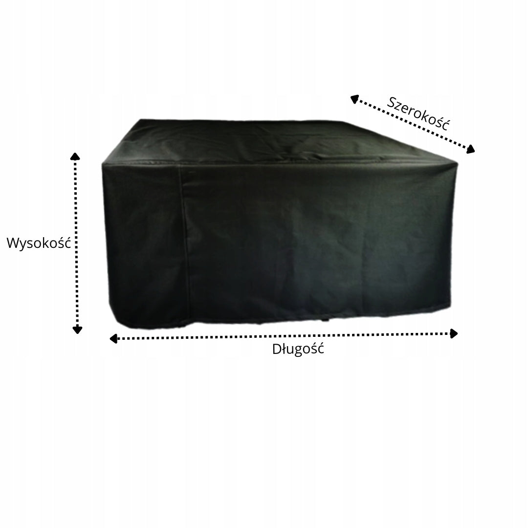 GARDEN FURNITURE COVER TABLE 200x100x80 BLACK Manufacturer code 5904576960612