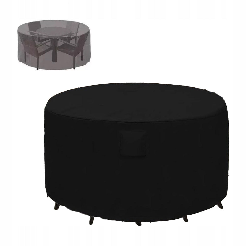 GARDEN FURNITURE COVER TABLE ARMCHAIR CHAIR WATERPROOF ROUND 230x110