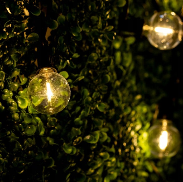GARDEN GARLAND LIGHT LED 25X LAMP BULB WITH REMOTE CONTROL 15M OUTDOOR Number of light points 21 - 30