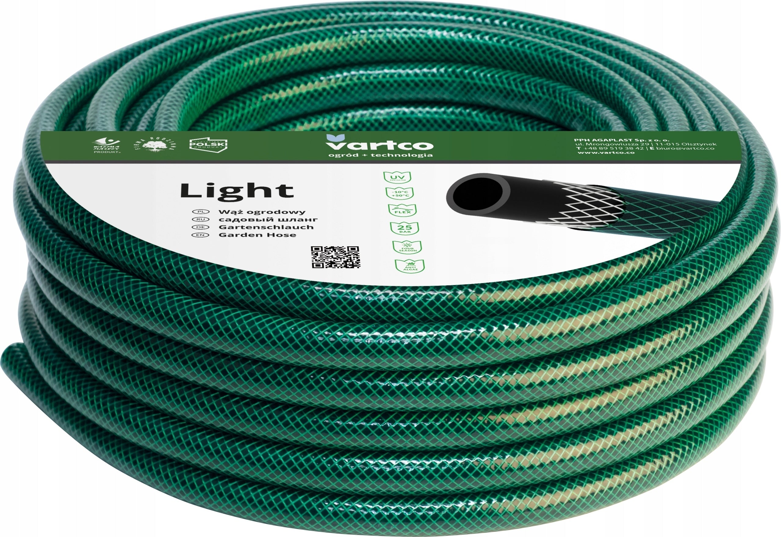 GARDEN HOSE 3-PLY 25BAR 3/4''' 50M FOR WATERING Polish 1001340050 Manufacturer code aga_1001340050