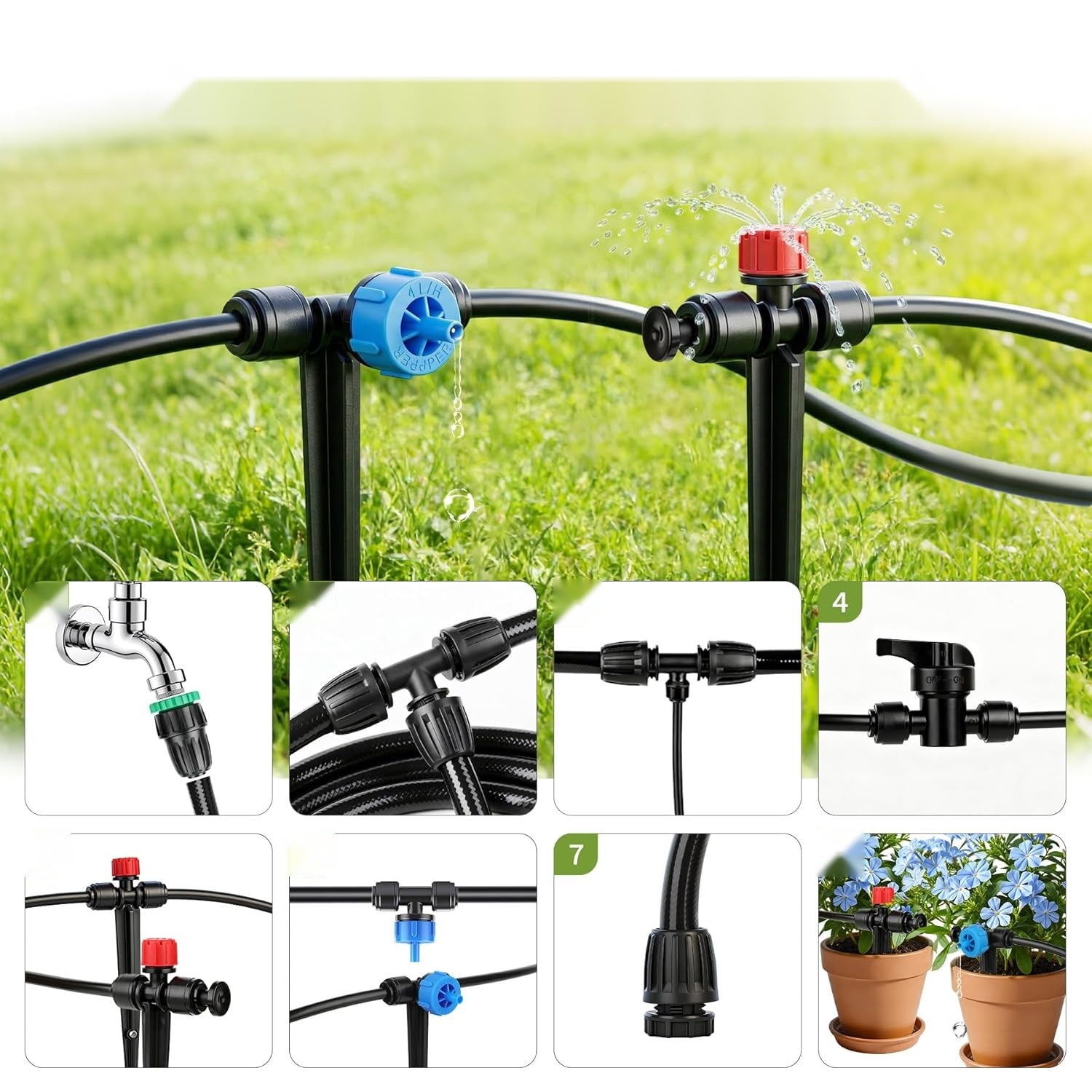 GARDEN IRRIGATION SYSTEM 101PCS AUTOMATIC COMPLETE EFFICIENT KIT Manufacturer code 5908107354949