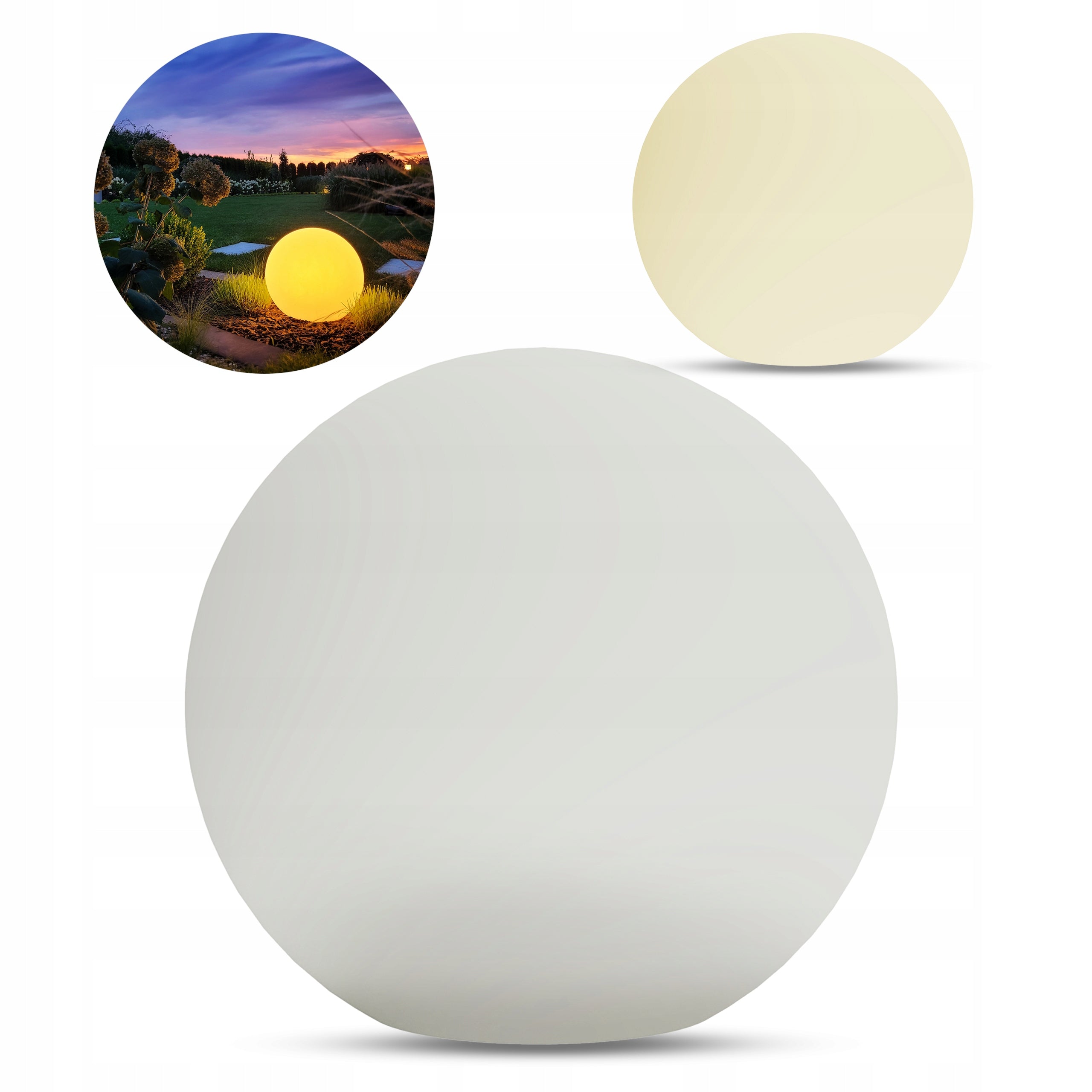GARDEN LAMP 600 MM GARDEN BALL GLOBO 60 CM 1xE27