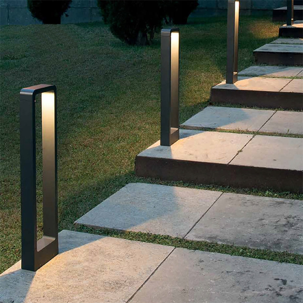 GARDEN LAMP STANDING 80cm OUTDOOR LED POST Color black