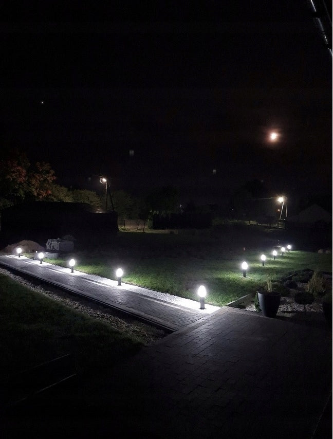 GARDEN LAMP, standing pole with motion sensor, 45 cm Collection Lampa ogrodowa LED